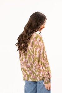 Leila + Luca Pink Tulip Havana Top