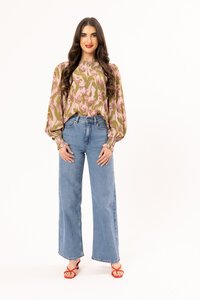 Leila + Luca Pink Tulip Havana Top