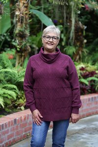 Memo Roll Neck Longline Jumper