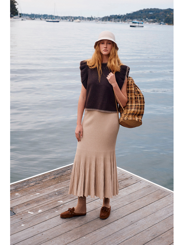 Isle Of Mine Athena Frill Knit Top