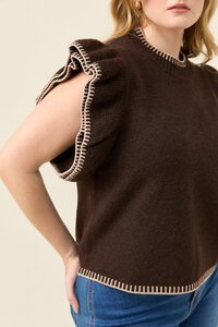 Isle Of Mine Athena Frill Knit Top