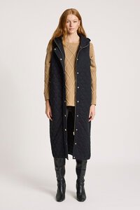 Eb & Ive Sansi Quilted Long Vest