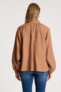 Eb & Ive Bajau Clay Button Shirt