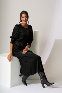 Oh Three Curved Empire Line Dress