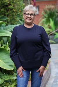 Foil Shoulder Detail Top