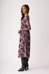 Foil Mesh Flock Yeah Dress