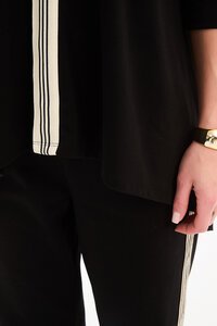 Tirelli Stripe Front 3/4 Sleeve Tee