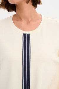 Tirelli Stripe Front 3/4 Sleeve Tee
