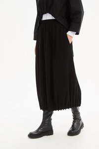 Tirelli Jersey Pin Tuck Hem Skirt