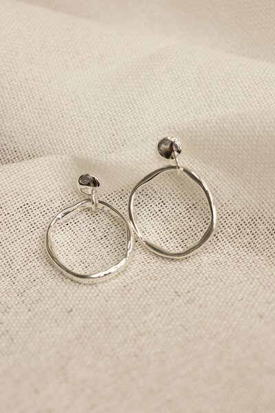 She Jewellery Sculpted Oval Earrings-accessories-Hello Cyril.