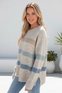 Miracle Contrast Stripe Knit