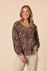 Threadz Leopard Top