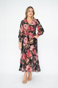 Fria The Label Rose Garden Selma Maxi Dress
