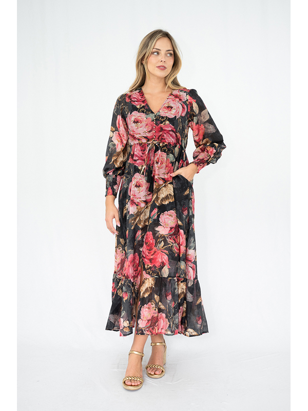 Fria The Label Rose Garden Selma Maxi Dress