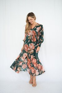Fria The Label Rose Garden Selma Maxi Dress