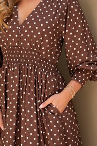 Fria The Label Polka Dot Kivari Midi Dress