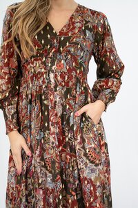 Fria The Label Batik Floral Midi Dress