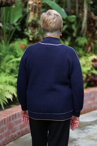 White On Black Contrast Turtle Neck Top