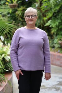 White On Black Crew Jumper