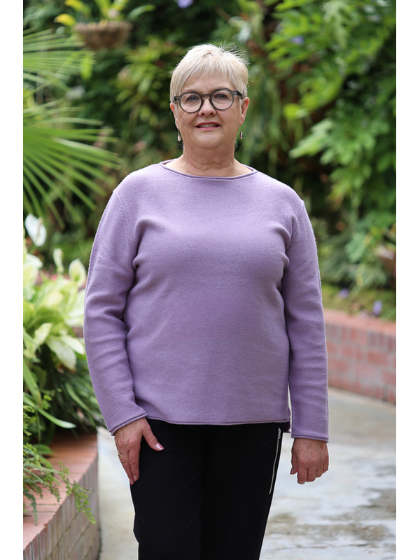 White On Black Crew Jumper