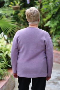 White On Black Crew Jumper