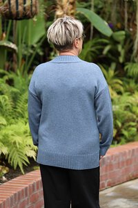 White On Black Country Classic Jumper