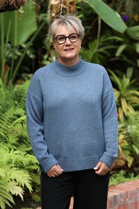 White On Black Country Classic Jumper