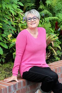 White On Black V Neck Jumper