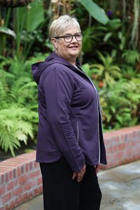 White On Black Short Zip Jacket