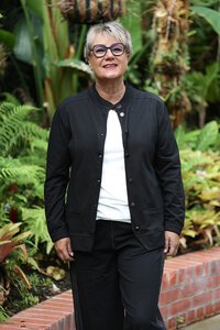 White On Black Cotton Jacket