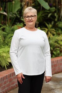 White On Black Must Have Long Sleeve Top