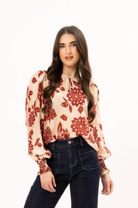 Leila + Luca Scarlett Bloom Havana Top