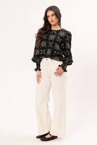 Leila + Luca Pointelle Union Top