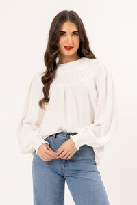 Seeking Lola Soft White Devotion Top