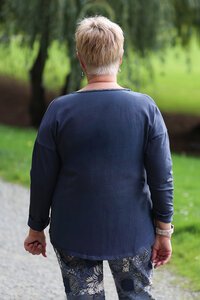 La Strada Bling & Animal Pattern Top