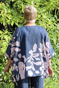 La Strada Floral Kaftan Top