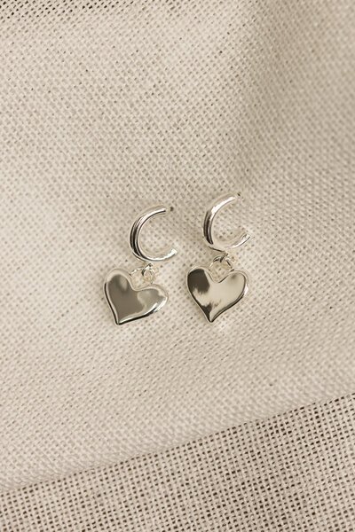 She Jewellery Heart Drop Earrings-accessories-Hello Cyril.
