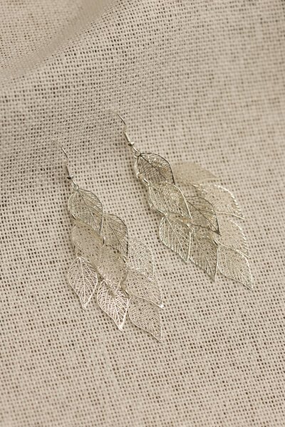 She Jewellery Leaf Drop Earrings-accessories-Hello Cyril.