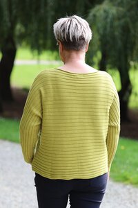 La Strada Wave Pattern Knitted Jumper