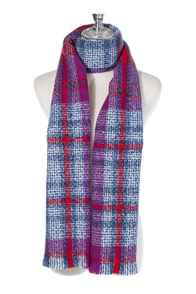 Ivys Woven Plaid Scarf-accessories-Hello Cyril.