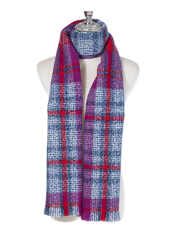 Ivys Woven Plaid Scarf