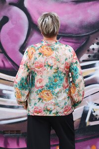 Fria The Label Floral Frill Calibri Top