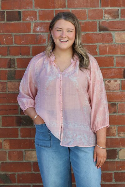 Fria The Label Placement Print Blouse-shop-by-style-Hello Cyril.