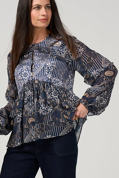 Loobies Story Halcyon Blouse-shop-by-style-Hello Cyril.