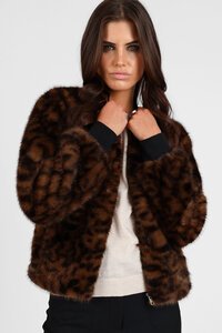 Storm Faux Fur Animal Bomber Jacket
