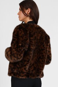 Storm Faux Fur Animal Bomber Jacket