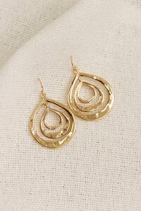 She Jewellery Double Teardrop Earrings