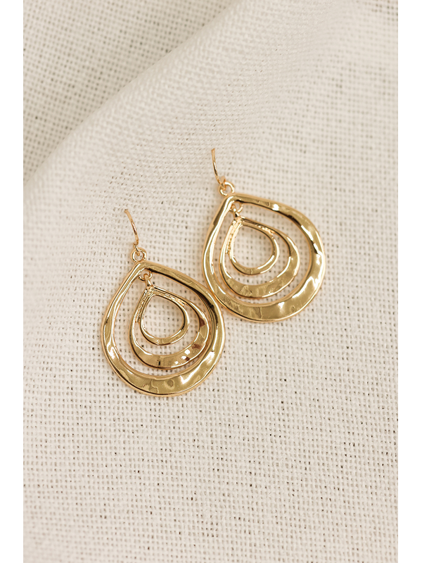 She Jewellery Double Teardrop Earrings