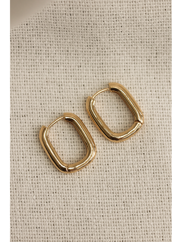 She Jewellery Oval Hoops Earrings 