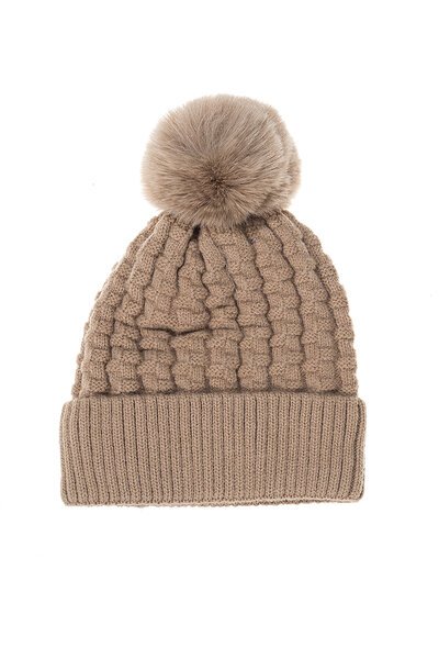 Ivys Cable Knit Beanie-accessories-Hello Cyril.